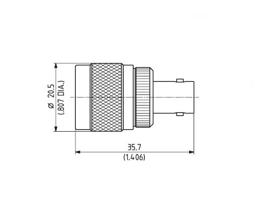 HuberSuhner/Adapter/33_N-BNC-50-1/133_UE